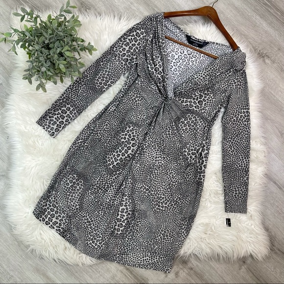 Norma Kamali Dresses & Skirts - New Norma Kamala Revolve Leopard Cheetah Wrap Dress